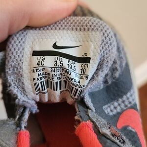 Nike Kids' Gray and Pink Sneakers